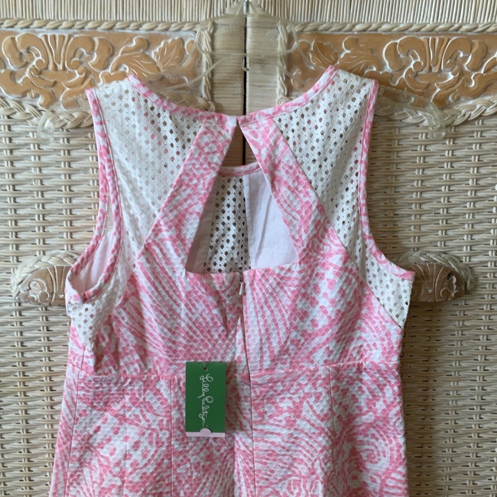 Lilly Pulitzer Kaylee Shift Dress Hubba Bubba Sea Cups Women’s Size 6 Cotton NWT - Picture 6 of 12